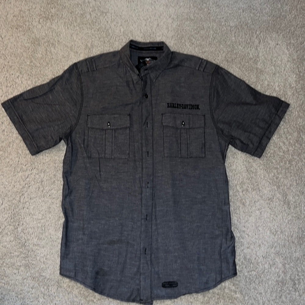 Harley Davidson Button Down